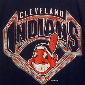 Vintage 1998 Cleveland Indians MLB Tee Size Large